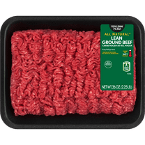 93% Lean / 7% Fat Lean Ground Beef, 2.25 lb Tray, Fresh, All Natural*
