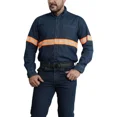 thumbnail image 1 of Camisa De Mezclilla Industrial 7.5 Onzas Con Reflejantes, 1 of 1