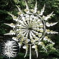 thumbnail image 2 of Unique Magical Metal Windmill Outdoor Wind Spinners Courtyard Patio Garden Decor, 2 of 5