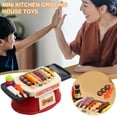 thumbnail image 2 of Mini Chef Barbecue Ensemble de Jeu de Grillade Simuler Mon Transport Activité Amusante pour Accessoires Ensemble Adultes Rôle, 2 of 8