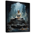 thumbnail image 2 of Designart "Mudra Of Meditation In Hindu Spirituality" Hinduism Floater Framed Wall Decor, 2 of 5
