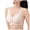 Light Pink, variant on UOCUFY Front Closure Jelly Bras for Women Wireless No Underwire Full Coverage Seamless Comfort Support Mastectomy Bra Beige for Size 4XL