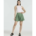 thumbnail image 2 of Real Essentials 4 Pack: Women's Soft Casual Pleated Mini Skirt - Skater A-Line Flowy Skirts (Available In Plus Size), 2 of 6