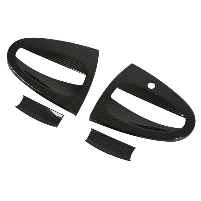 Cubiertas De Tazón De Manija De La Puerta Exterior, Estilo De Fibra De Carbono Antia Rasguño De Fibra Resistente A La Abrasión Fácil Instalación De La Puerta Exterior De La