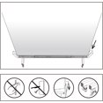 thumbnail image 3 of brisafe Full-Length Mirror Wheel Accessory | Compatible with Width 24", 40", 44", 47", and 55" Mirrors | 360-Degree Swivel Wheels | Easy Mobility | Stable & Safe | Easy Installation | Stylish Design, 3 of 4