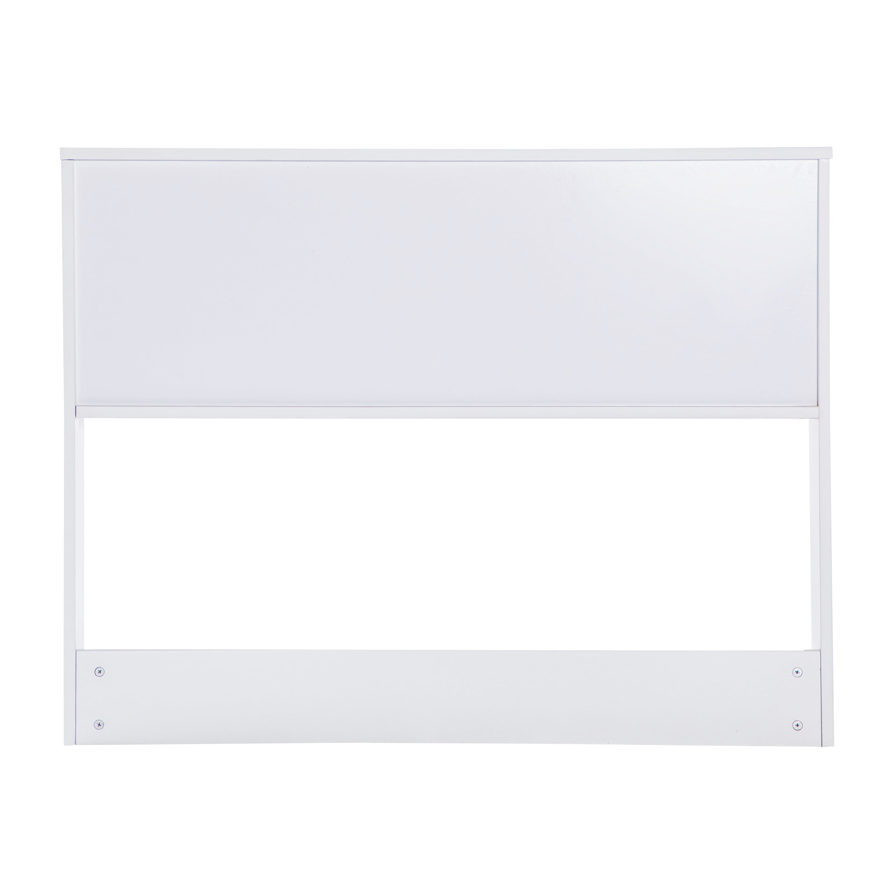 Flash Furniture Desktop Bookshelf Storage Organizer with Multiple Cubbies in White