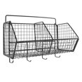 thumbnail image 6 of HOMEMAXS Vegetable Basket Kitchen Shelf 25.50X22.00X14.00CM Black, 6 of 8