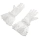 thumbnail image 4 of Guantes de boda de satén elegantes con detalle de lazo, accesorios largos para novias, fiestas de té y eventos formales, color blanco, 4 of 8