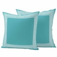thumbnail image 2 of Pack of 2 Outdoor Pillow Covers 18x18 Inch Waterproof Turquoise Throw Pillow Covers,Decorative Couch Pillow Shams Protectors Geometric Boho Ethnic Tile Chic Monochrome Patio Cushion Pillowcases, 2 of 8