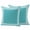White Teal, variant on Burnt Orange Geometric Outdoor Pillow Covers 24x24 Set of 2, Waterproof Patio Throw Pillowcase Protectors, Country Greece Key Art Square Decorative Pillow Shams Cushion Covers for Seat Bed Couch Sofa