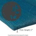 thumbnail image 6 of Fab Habitat Striped Non Slip Doormat - Durable, Thin - Recycled Plastic - Entryway, Front Door, Porch, Patio - Big Sur - Teal (24" x 36" Non-Slip), 6 of 6