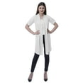 thumbnail image 2 of Moomaya Cardigan Long à Manches Mi-Longues Ouvert pour Femmes Coupe Légère d'Été, 2 of 7