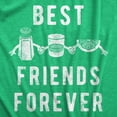 thumbnail image 2 of Womens Best Friends Forever T Shirt Funny Tequila Lime Salt Drinking Joke Tee for Ladies Womens Graphic Tees, 2 of 9