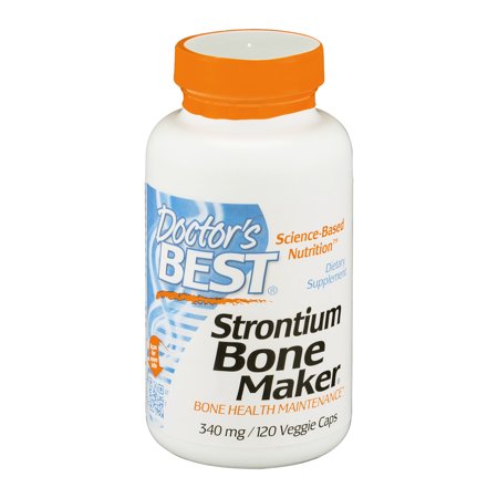 Doctor's BEST Strontium Bone Maker 340mg Veggie Caps - 120 CT - Walmart.com