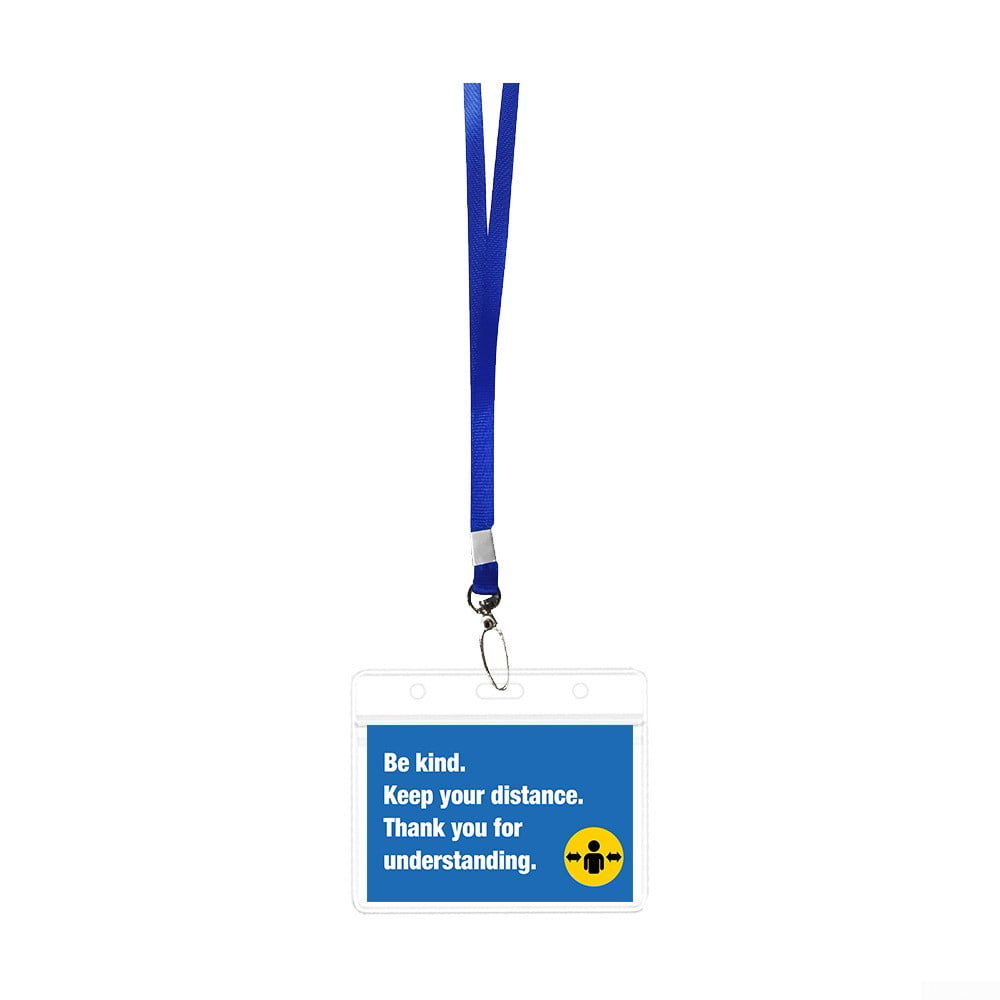 Business Government ID Neck Strap Pass Badge Card Holder with Lanyard Office 