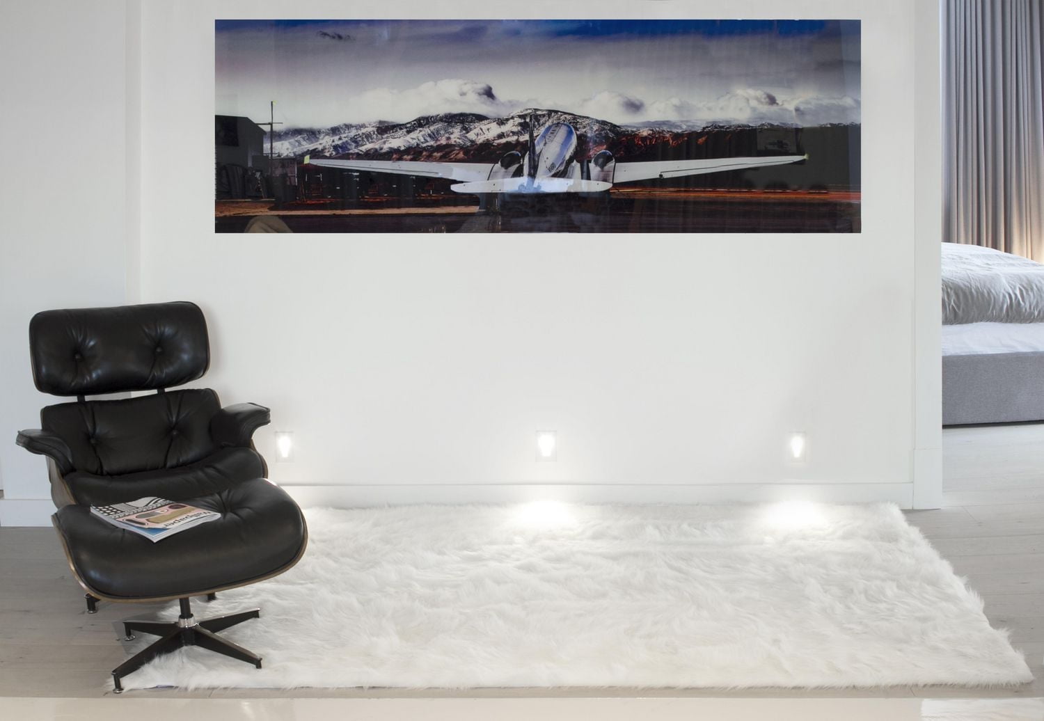 H-LUXE Hudson Faux Fur 5'X8' Rug