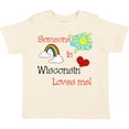 thumbnail image 3 of Inktastic Someone in Wisconsin Loves Me Boys or Girls Toddler T-Shirt, 3 of 5