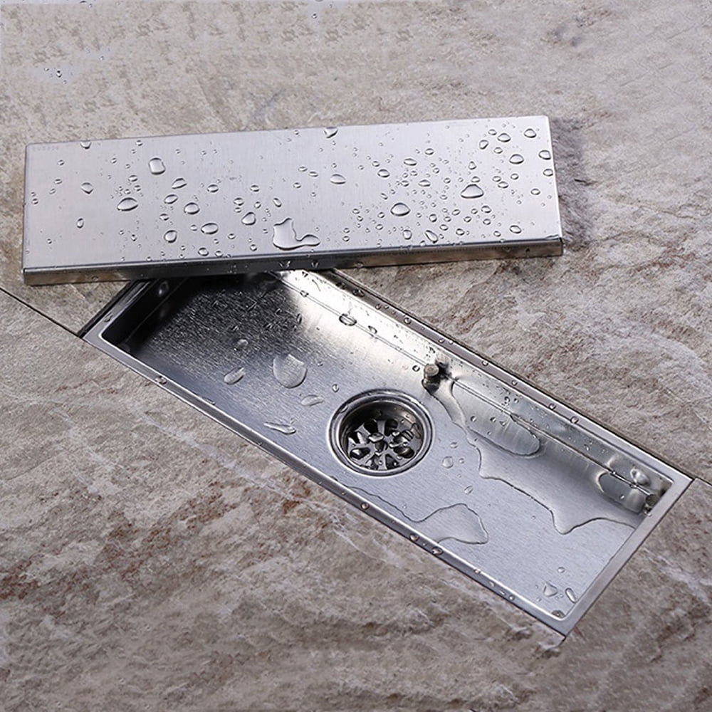 KES SUS304 Stainless Steel Shower Floor Drain with Removable Cover 11.8