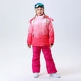 thumbnail image 5 of SGMVNU Girls Ski Snowsuit Boys Windproof Waterproof Full Zip Ski Jacket and Pants Sets Winter Ski and Snowboarding Suit for Kids Size 14-16 Years Hot Pink, 5 of 7