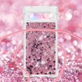 thumbnail image 5 of Glitter Case for Google Pixel 7A with Adjustable Lanyard Neck Strap, Sparkle Transparent Quicksand Waterfall Soft TPU Liquid Cover for Google Pixel 7A LSGS-Rose Gold, 5 of 14