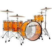 Ludwig Amber Vistalite Zep Set 5 Piece Drumset