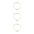 thumbnail image 4 of Sonducket Tobilleras Cuentas de perlas Pulseras de tobillo Mujer Accesorios Cadenas de pie Oro Type1 NO1, 4 of 6