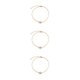 thumbnail image 4 of Tobilleras de aleación de Oro Sonducket con perlas falsas, 4 of 6