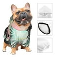 thumbnail image 4 of Junzan Tropical Summer Palm Dog Hoodie Puppy Sweater Sweatshirt,Cold Weather Coat Pet Clothes for Dog Cat-X-Large, 4 of 9
