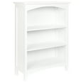 thumbnail image 5 of eHemco 3 Tier Storage Shelf Bookcase with 2 Arched Supports, 40 Inches Height, White, 5 of 7