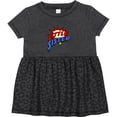 thumbnail image 3 of Inktastic Little Sister Superhero Girls Baby Dress, 3 of 5