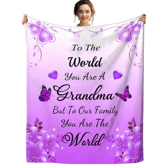 Grandma Blanket Gifts for Grandma Birthday Gifts Ideas for Nana Grandmother Women Mothers Day Gifts Grandparents Day Blankets Best Grandma Gifts From Grandkids