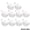 6cm White a, variant on Milky Blank Skins Empty Stress Ball DIY Kit - 10 Pack Fillable Silicone Squishies Making Set, 2026 New Blank Pressure Ball Skin DIY Kit,Handmade Squishies Stress Balls, Anxiety Relief Toys,