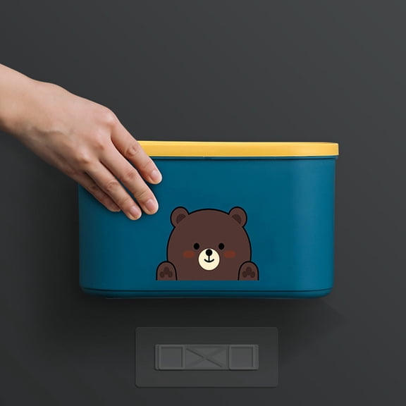 WINOMO Toilet Paper Holders Bathroom Tissue Storage Cartoon Bear ABS 1Pcs for Families