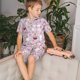 thumbnail image 4 of Balery Easter Rabbit Conjunto de Pijama Infantil de Manga Corta con Estampado – Ropa de Dormir de Algodón Suave-4X-Large, 4 of 6