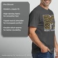 thumbnail image 6 of Men's MTV Cheetah Print Logo Graphic Tee Charcoal 3X Large, 6 of 10