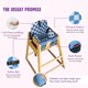 thumbnail image 5 of Funda Acolchada JoSeat para Asiento de Bebé en Carrito de Compras, 5 of 9