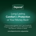 thumbnail image 6 of Night Defense Incontinence Underwear for Women, Adult Diapers, M, 15 Count, 6 of 10