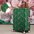 thumbnail image 4 of Green Striped Footballs Pattern Luggage Cover Fashion Suitcase Cover Baggage Covers Fit 25-28 Inch Luggage (Go Travel), 4 of 5