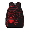 thumbnail image 1 of Easygdp Red Spider Mochila Ergonómica Versátil para Laptop - Múltiples Bolsillos, Correas Ajustables, Unisex para Escuela, Viajes y Actividades al Aire Libre-One Size, 1 of 5