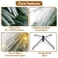 thumbnail image 6 of Snowy Christmas Tree with Pampas Tips-Color:Snow Flocked,Size:4.5ft, 6 of 9