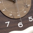 thumbnail image 3 of Simple Living Room Clock, Retro Home Clock, Wall Mounted Black Clock, Suitable for Living Room, Study, Bedroom, Office, 3 of 5