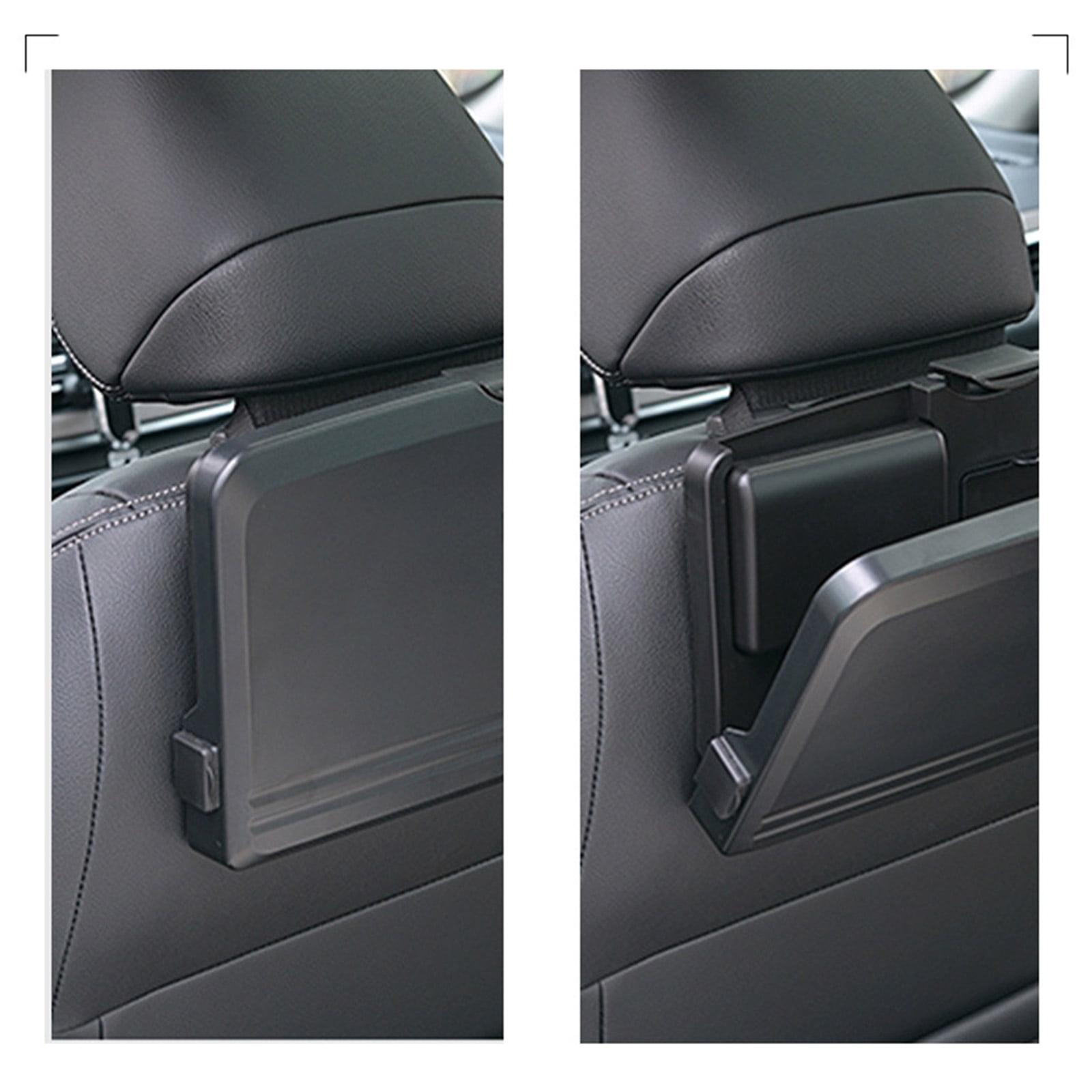 BIBABLYKE Multi-Functional Portable Foldable Car Backseat Tray Desk Plastic Car Vehicle Back Seat Tray for Food Water Cup Phone