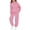 Pink, variant on GiLiling Teen Girls 2 Piece Outfit Set - Bow Print Hooded Sweatshirt and Jogger Pants, Cute Casual Activewear