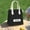 Black, variant on AuroraX Insulated Lunch Bag Tote 12 Cans Portable Cute Fabric Lunch Box for Women Beige Water-Resistant Storage Bags with Sturdy Handle for Travel Office Work