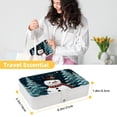 thumbnail image 5 of Christmas Portable PU Leather Organizer Box with Removable Compartment for Jewelry Display and Storage - Jewelry Boxes Included, 5 of 6