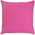 thumbnail image 1 of HomeRoots 403146 Fuchsia Solid Color Flange Edge Throw Pillow, Hot Pink, 1 of 1
