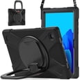 thumbnail image 1 of Funda colorida para Samsung Tab A7 de 10,4 pulgadas T500 con correa para el hombro, soporte de anillo ajustable grande y protección contra golpes., 1 of 4