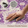 thumbnail image 6 of ODIKA 8'x10' Washable Area Rug Durable, Non-Slip Purple Boho Abstract Symmetrical Bordered Center Watercolor Ombre for Living Room, Under Sectional, Family, 6 of 7