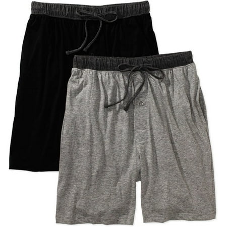 Hanes - Hanes - Mens' Knit Sleep Shorts, 2-Pack - Walmart.com