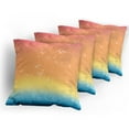 thumbnail image 5 of Ambesonne Tropical Throw Pillow Cover 4 Pack, Seagull Palm Trees Sun, 20", Multicolor, 5 of 7
